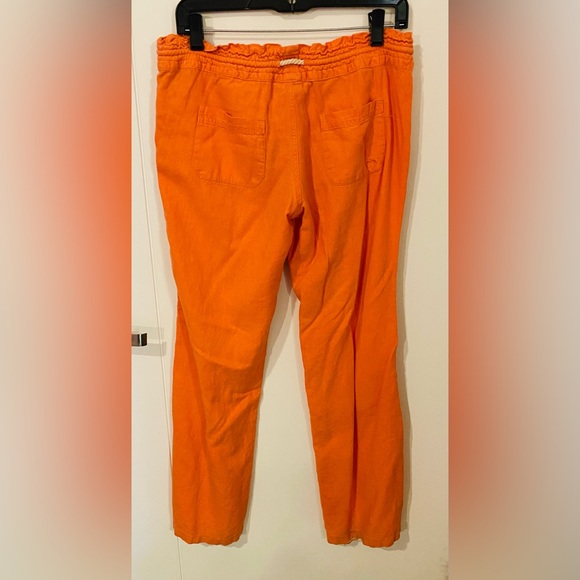 ๐5/$50 Roxy Orange Drawstring Elastic Waist Lounge Pants - Picture 3 of 8
